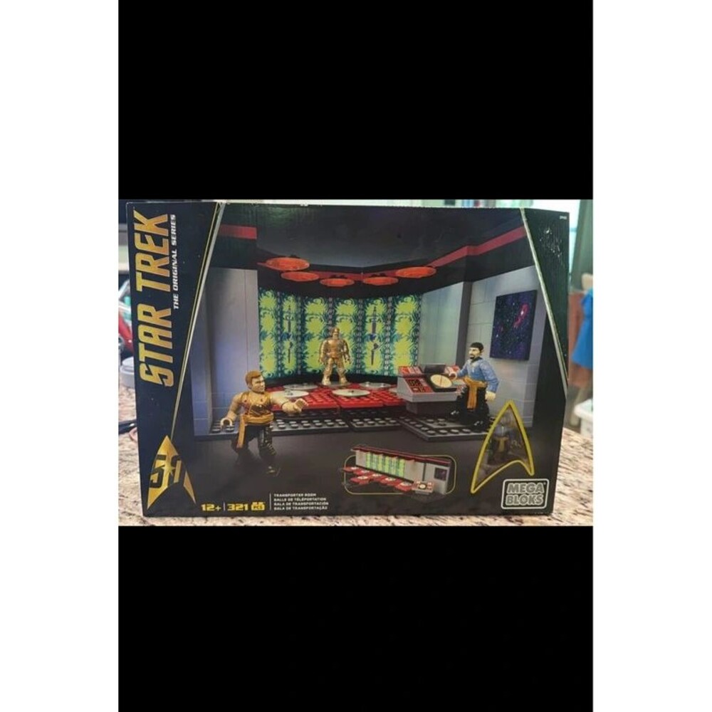 Rare 2015 Mega Bloks Star Trek TOS Transporter Room Set (DPH81) - NIB